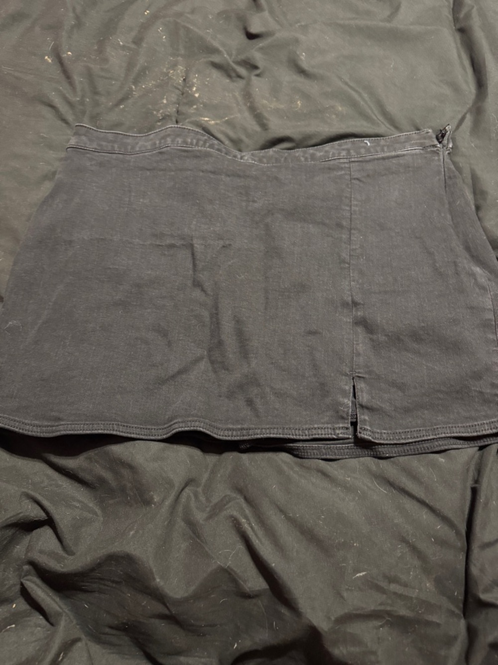 American Eagle Outfitters Black Mini Skirt with Side Zip